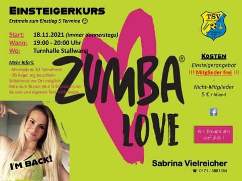 Zumba Einsteigerkurs 2021