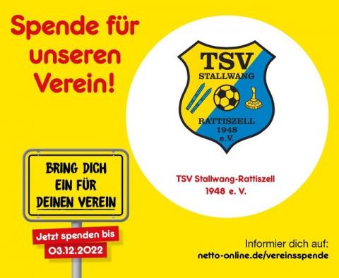 Netto Vereinsspende - Spende für unseren Verein!